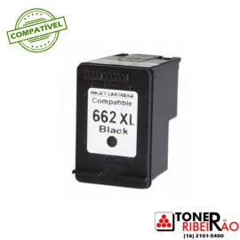 Cartucho de Tinta HP 662xl Preto Compativel Univer 12ml