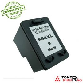 Cartucho de Tinta HP 664xl Preto Compatível Univer 12ml