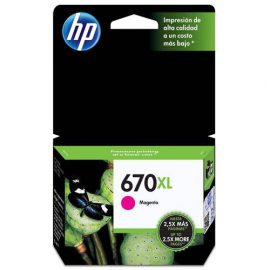 Cartucho de Tinta HP 670xl (cz119ab) Magenta Original