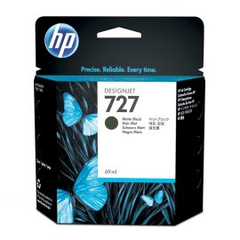 Cartucho de Tinta HP 727 Preto Matte C1q12a Original