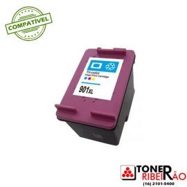 Cartucho de Tinta HP 901xl Color Compativel Microjet 12ml
