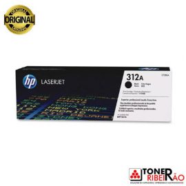 Cartucho de Toner HP 312a Cf380a Preto Original