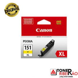 Cartucho de Tinta Canon CLI 151xl Amarelo Original
