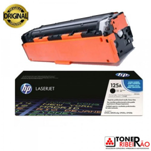 Cartucho de Toner HP 125a Cb540a Preto Original 2.2k