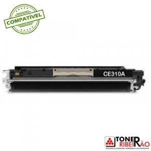 Cartucho de Toner HP 126a Ce310a Cf350a Preto Compativel 1.2k