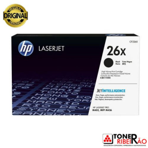 Cartucho de Toner HP 26X Cf226x Preto Original 9K