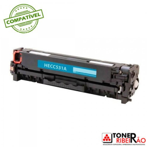 Cartucho de Toner HP 304a Cc531a Ce411 Cf381a Ciano Compativel 3K