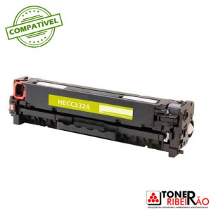 Cartucho de Toner HP 304a Cc532a Ce412 Cf382 Amarelo Compativel 3K